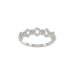 LADIES RING 0.15CT ROUND DIAMOND 14K WHITE GOLD