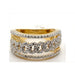LADIES RING 0.75CT ROUND DIAMOND 14K YELLOW GOLD