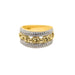 MEN'S RING 0.50CT ROUND DIAMOND 10K YELLOW GOLD