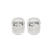 0.25CT Round Diamond Cross Earrings For Women In Sterling Silver Fashion Jewelry
