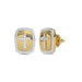 LADIES EARRINGS 0.25CT ROUND DIAMOND 10K YELLOW GOLD