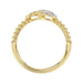 LADIES RING 0.10CT ROUND DIAMOND 10K YELLOW GOLD