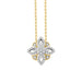 LADIES NECKLACE 0.25CT ROUND DIAMOND 10K YELLOW GOLD