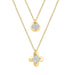 LADIES NECKLACE 0.15CT ROUND DIAMOND 10K YELLOW GOLD