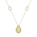 LADIES NECKLACE 0.25CT ROUND DIAMOND 10K YELLOW GOLD