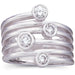 Ladies Natural Diamond Ring (I1, G-H) — 14K White Gold