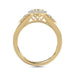 LADIES RING 0.33CT ROUND DIAMOND 10K YELLOW GOLD