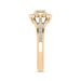 LADIES RING 0.33CT ROUND DIAMOND 10K YELLOW GOLD
