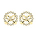 LADIES EARRINGS 0.25CT ROUND DIAMOND 10K YELLOW GOLD