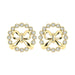 LADIES EARRINGS 0.25CT ROUND DIAMOND 10K YELLOW GOLD