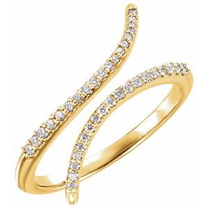 Ladies Natural Diamond Ring (I1, G-H) — 14K Yellow Gold