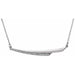 Ladies Natural Diamond Bar Necklace (I1, G-H) — Platinum