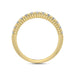 LADIES BAND 0.50CT ROUND DIAMOND 10K YELLOW GOLD