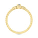 LADIES RING 0.15CT ROUND DIAMOND 10K YELLOW GOLD