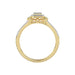 LADIES RING 0.20CT ROUND DIAMOND 10K YELLOW GOLD