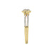 LADIES RING 0.25CT ROUND DIAMOND 10K YELLOW GOLD