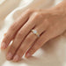 LADIES RING 0.25CT ROUND DIAMOND 10K YELLOW GOLD