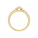 LADIES RING 0.20CT ROUND DIAMOND 10K YELLOW GOLD