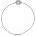Ladies Natural Diamond Bracelet (I1, H+) — Sterling Silver