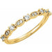 Ladies Natural Diamond Stackable Ring (I1, GHI) — 14K Yellow Gold