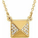 Ladies Natural Diamond 16 1/ Necklace (I1, G-H) — 14K Yellow Gold