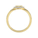 LADIES RING 0.20CT ROUND DIAMOND 10K YELLOW GOLD