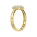 LADIES RING 0.20CT ROUND DIAMOND 10K YELLOW GOLD