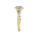 LADIES RING 0.25CT ROUND DIAMOND 10K YELLOW GOLD
