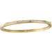 Ladies Natural Diamond Bangle 6 1/ Bracelet (I1, G-H) — 14K Yellow Gold