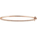 Ladies Natural Diamond Pavé Bracelet (I1, H+) — 14K Rose Gold