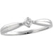 Ladies Natural Diamond Ring (I1, G-H) — 14K White Gold