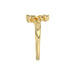 LADIES RING 0.20CT ROUND DIAMOND 14K YELLOW GOLD