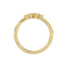LADIES RING 0.20CT ROUND DIAMOND 14K YELLOW GOLD