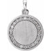 Ladies Natural Diamond Engravable Necklace (Si2-Si3, G-H) — Platinum