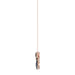 14K Rose Gold Ladies Butterfly Necklace With Colorful Diamond Accents In Blue, Dark Brown, And Round Cuts. A Stylish 0.33 Ct Jewelry Necklace