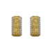 LADIES EARRINGS 0.33CT ROUND DIAMOND 10K YELLOW GOLD