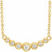 Ladies Natural Diamond Necklace (I1, G-H) — 14K Yellow Gold