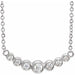 Ladies Natural Diamond Necklace (Si2-Si3, G-H) — Platinum