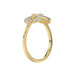 LADIES RING 0.15CT ROUND DIAMOND 10K YELLOW GOLD