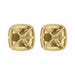 �Ladies Nugget Halo Fashion Earrings 0.25Ct Round Diamond 10K Yellow Gold � Fashionable Women�S Jewelry Gift