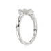Ladies Lucky Horseshoe Fashion Ring 0.10Ct Round Diamond Sterling Silver White � Double Horseshoe Fashion Jewelry