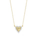 LADIES NECKLACE 0.10CT ROUND DIAMOND 10K YELLOW GOLD