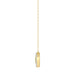 LADIES NECKLACE 0.10CT ROUND DIAMOND 10K YELLOW GOLD