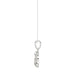 Elegant 0.15Ct Round & Baguette Diamond Pendant In Sterling Silver Ladies Fine Jewelry With Chain