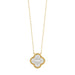LADIES PENDANT 0.25CT ROUND/BAGUETTE DIAMOND 10K YELLOW GOLD