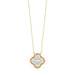 LADIES PENDANT 0.25CT ROUND/BAGUETTE DIAMOND 10K YELLOW GOLD