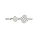 Sterling Silver Diamond Fashion Ring For Women 0.10 Ct Round Cut Elegant Ladies Ring