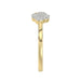 LADIES RING 0.10CT ROUND DIAMOND 10K YELLOW GOLD