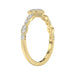 LADIES RING 0.25CT ROUND DIAMOND 10K YELLOW GOLD
