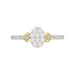 LADIES RING 0.33CT ROUND DIAMOND 10K YELLOW GOLD